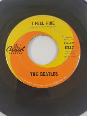 45 RPM THE BEATLES I Feel Fine b/w She's A Woman CAPITOL 5327 Rock