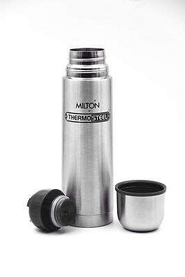 Milton Thermosteel Flip Lid Flask Silver 1000 ml