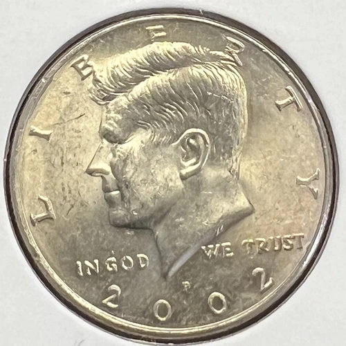 2002-P Kennedy Half Dollar — photo from the most recent tracked eBay sale