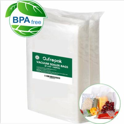 100 Vakuumbeutel Pint Size (6 X 10 Zoll) – 33 % Dicker, BPA-frei, Für FoodSaver & Andere Vakuumierer