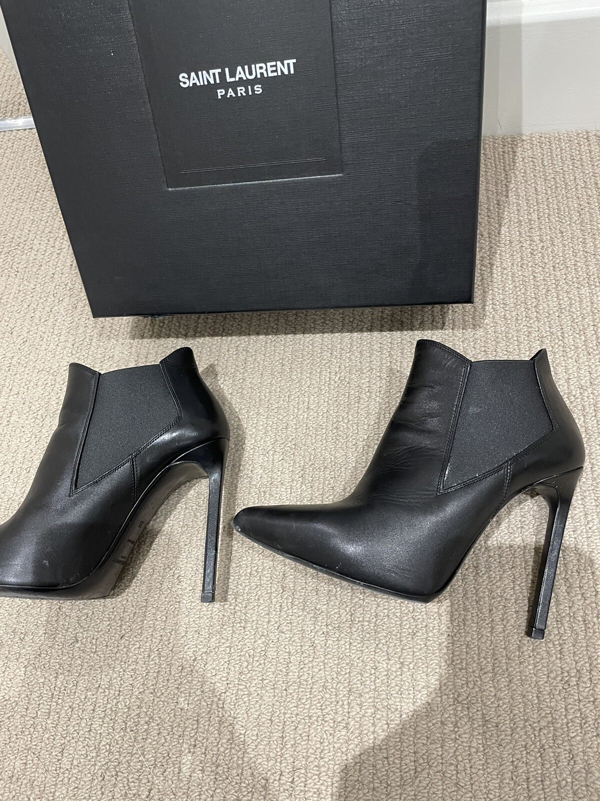 STIVALETTI SAINT LAURENT TAGLIA 35 ADATTI TAGLIA UK 3