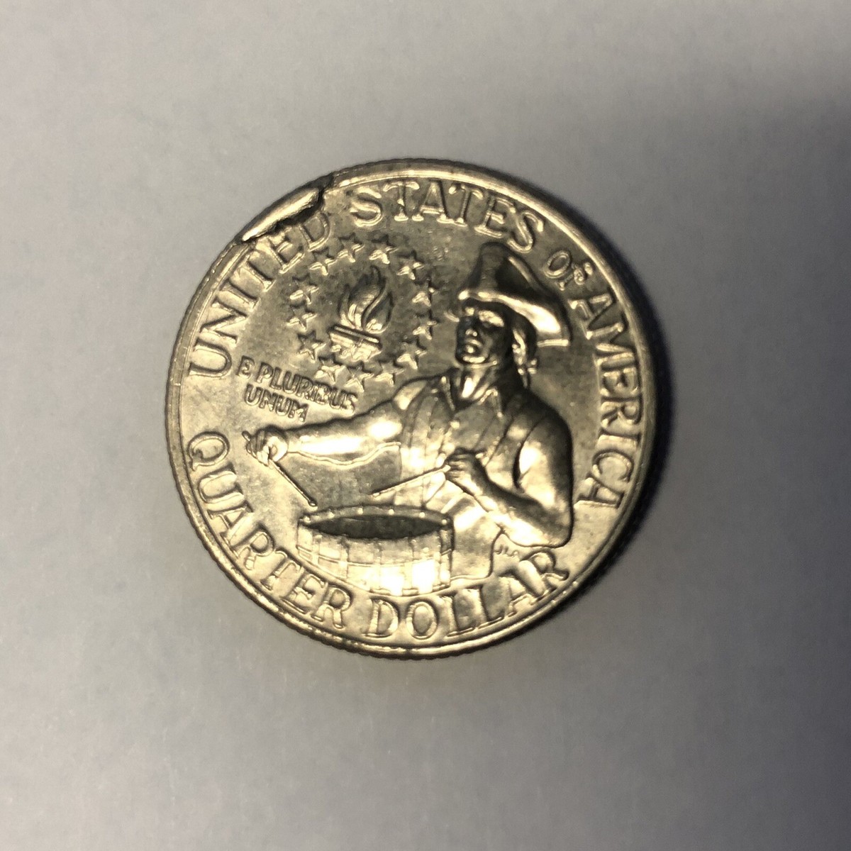 Bicentennial Quarter 1976 Cud Mint Error | eBay