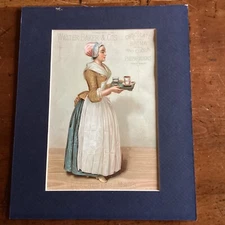 Walter Baker & Co’s Chocolate Broma and Cocoa Trade Card