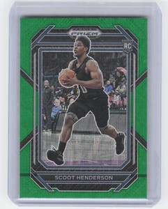 2023-24 Panini Prizm Draft Picks #24 Scoot Henderson Green Wave