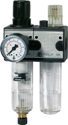 Riegler Wartungseinheit multifix G3/8 0 5 bis 10 bar 2 teilig BG1