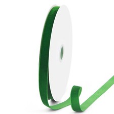 5/8" x 25 Yards Velvet Ribbon Forest Green Single Face Velvet Ribbons Perfect...