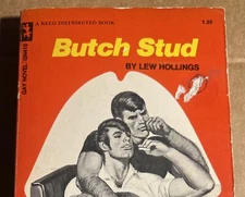BUTCH SPUD- 1973- LEW HOLLINGS- VINTAGE PULP NOVEL GAY INTEREST GREENLEAF CLSCS