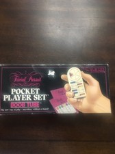 Trivial Pursuit Pocket Player Set Boob Tube. 1987 Vintage Collectable