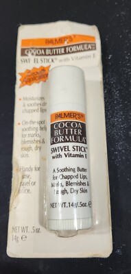 Vtg 80's Palmers Cocoa Butter Formula Swivel stick .5 oz MIP