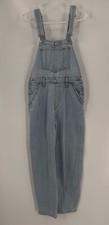 Levi  s Premium Denim Bib Baggy Tapered Overalls Light Wash XS