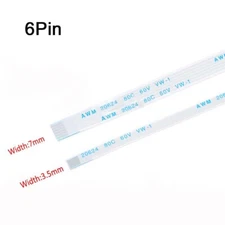 6Pin FFC/FPC Flexible Flat Cable Ribbon 0.5/1.0mm Pitch AWM 20624 Length 6-40cm