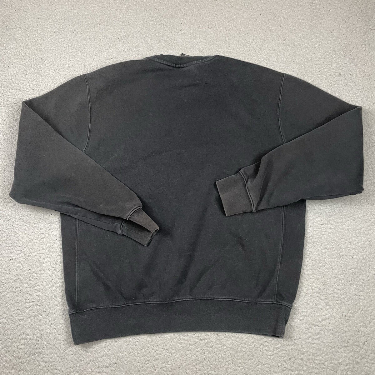 Nike Sweatshirt Adult Medium Black Embroidered Swoosh Spell