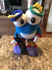 Atlanta 1996 Olympic Mascot IZZY Whatizit Plush 15" Stuffed Animal Stands RARE