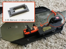 Riduttore di dimensioni servo standard da quinta scala per Losi 1/5 5IVE-T, DBXL