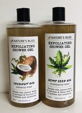Nature’s Bliss ~ Gel de ducha exfoliante rosa de hibisco y eucalipto menta 32 fl oz
