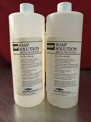 4 Pack General Machine Products Regular Grade Soap Solution 1QT Model 6501Q-NEW