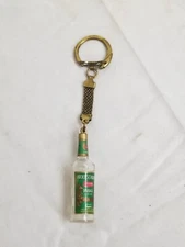 Vintage Wolfschmidt Vodka Bottle Keychain