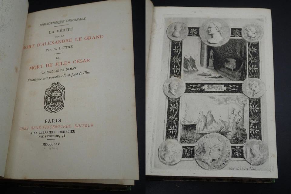 Rare EO compilation Napoléon correspondance armée d'Egypte Jules César Alexandre - Photo 2/4