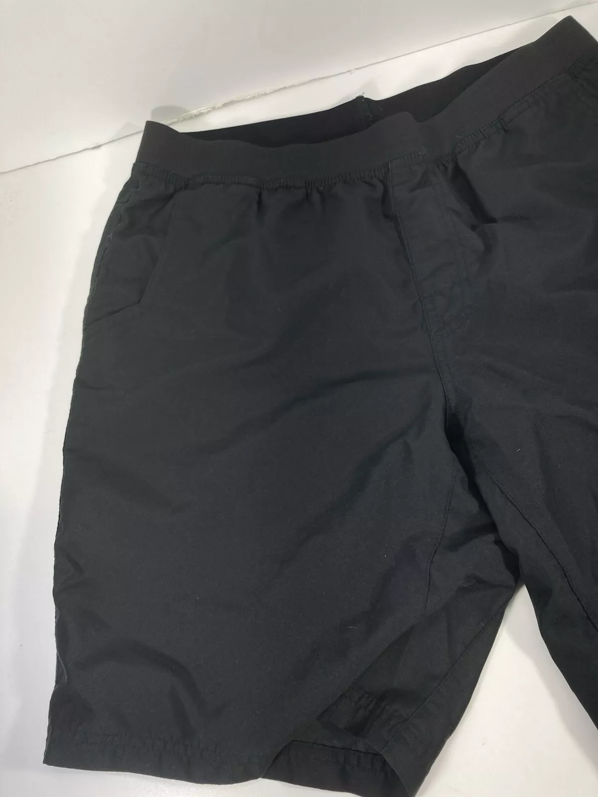 prana breathe gym performance elastic waist pockets shorts