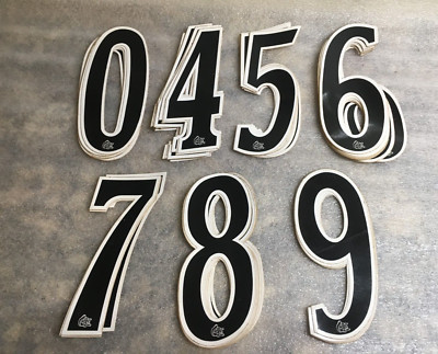 MONGOOSE ZAHLEN OLD SCHOOL BMX Nummernschild Aufkleber NOS Original 80er