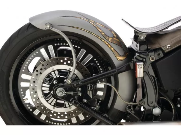 Lucky Sucker Rigid Chrome Rear Fender Struts Fit For Harley Softail FL ...