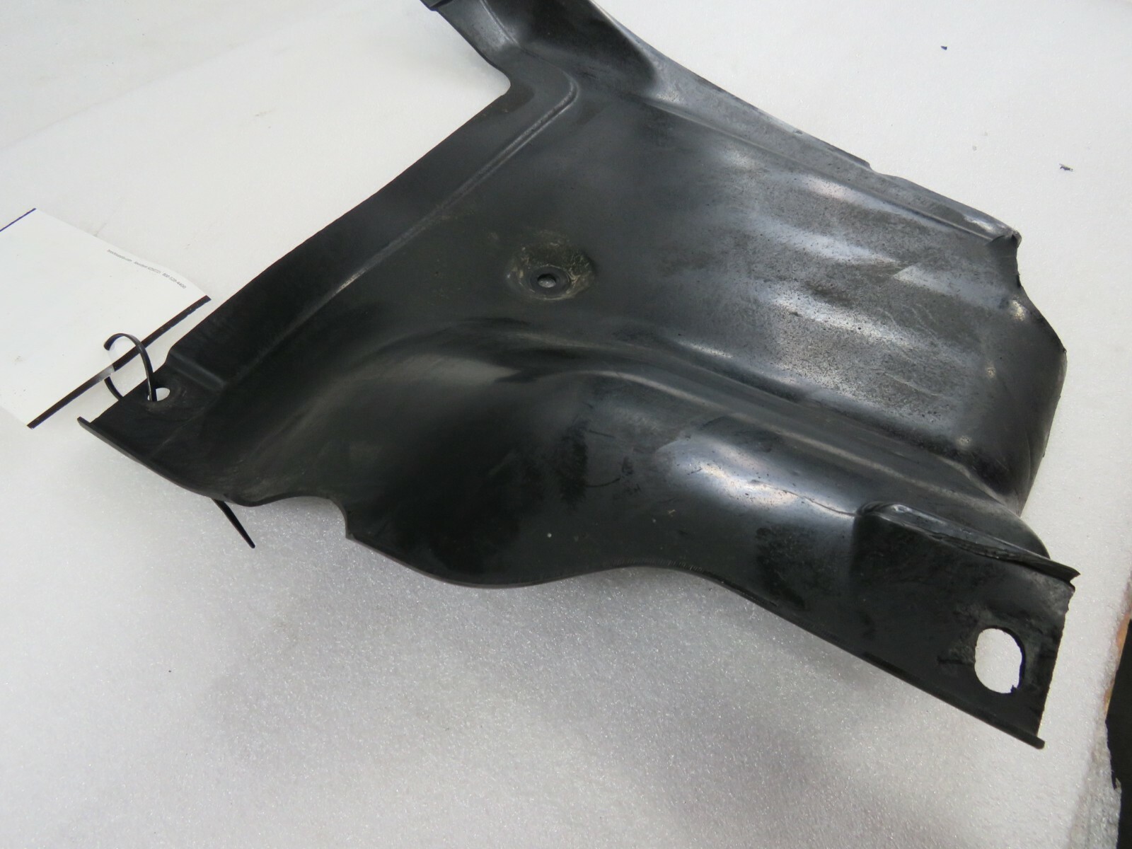 Ferrari 599 GTB, LH, Left, Rear Gravel Guard, Used, Damaged, P/N 68575500