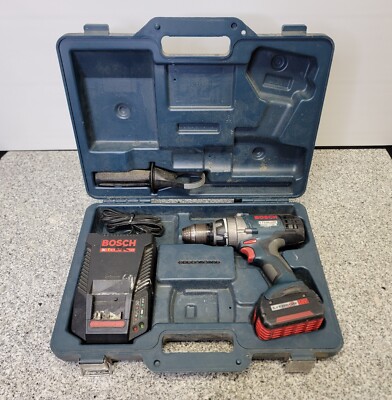 Bosch 37618 18-Volt Li-Ion Brushless Brute Tough 1/2'' Hammer Drill/Driver a-x
