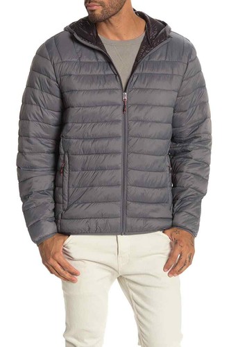 Hawke \u0026 Co Hooded Packable Down Jacket 