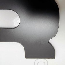 Rear Bumper Letters Inserts Matte Black For Mustang Cobra 1996-2002 Not Vinyl