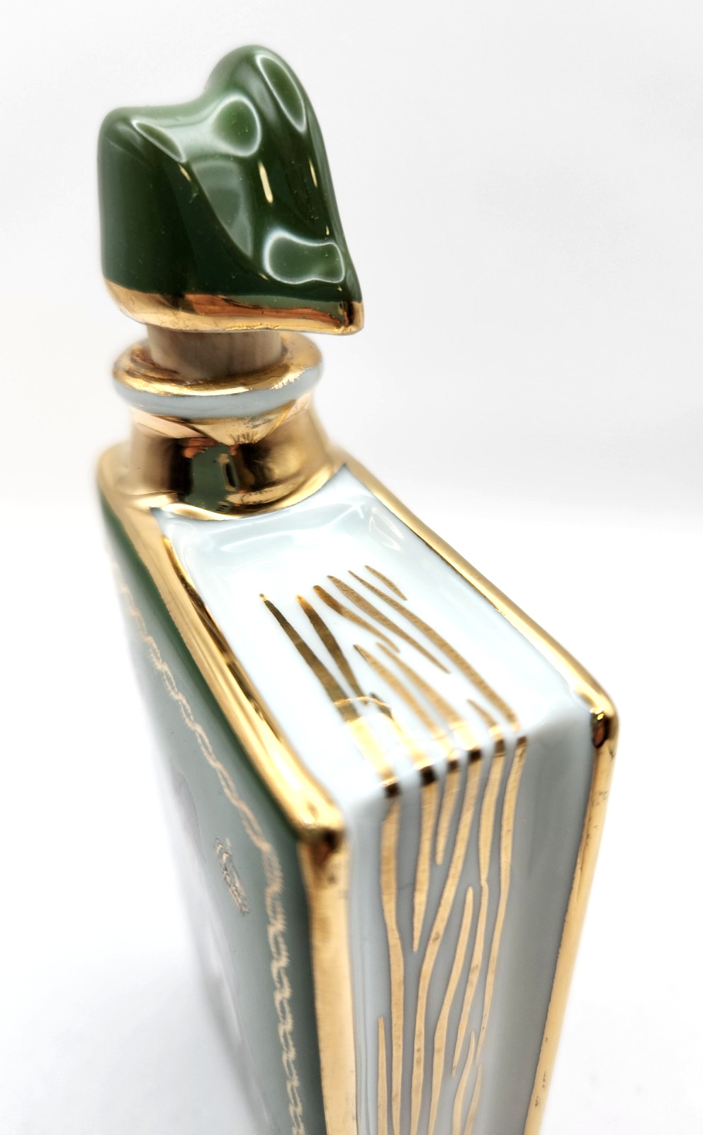 CAMUS NAPOLEON COGNAC Book Decanter 50ml EMPTY Bottle – Green