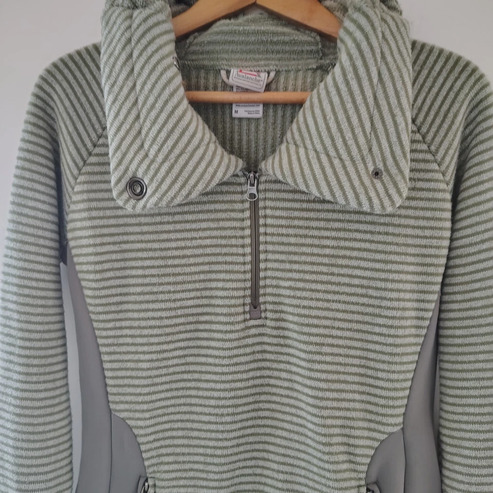 Avalanche Sudadera con Capucha Suéter Chaqueta Mujer M Acogedora Cálida Aire Libre Esquí Atlético Gorp Foto 3 de 4