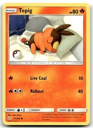 Tepig 31/236 Cosmic Eclipse Common