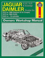 Jaguar XJ12, XJS & Sovereign; Daimler Double Six (72 - 88) Haynes Repair Manual
