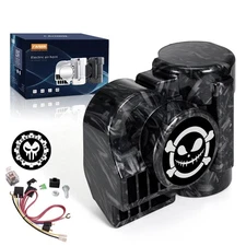 Air Horn for Motorcycle 12V Train Horn for Motorcycles 150dB Super Loud Car H...