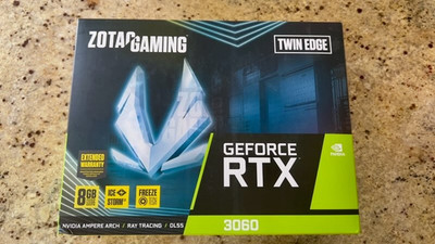 ZOTAC GAMING GeForce RTX 3060 Twin Edge 8GB GDDR6 Graphics Card