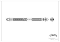 Bremsschlauch Corteco 19032520 FüR YS3E Saab Tid Turbo V6T