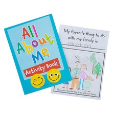 5" x 7" 8 pg. All About Me Coloring  Activity Books - 24 Pc.