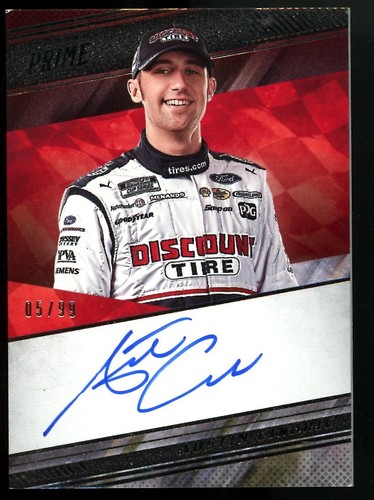 Austin Cindric 2024 National Treasures NASCAR Panini Prime On-Card Auto #05/99