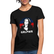 HOT Kamala Harris GRLPWR Girl Power Female President Women's T-Shirt