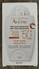AVENE EAU THERMALE VERY HIGH PROTECTION MINERAL FLUID FOR FACE SPF 50 40ML