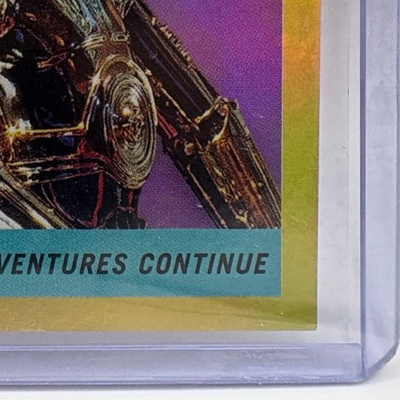 2025 Topps Disneyland 70th Anniversary Star Tours C-3PO GOLD FOIL