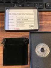 Tyson Lamb Double Platinum Donut Golf Ball Marker 