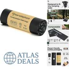 Sturdy Biodegradable Sanitary Bags – Camping Toilet Liners for Outdoor Adventure