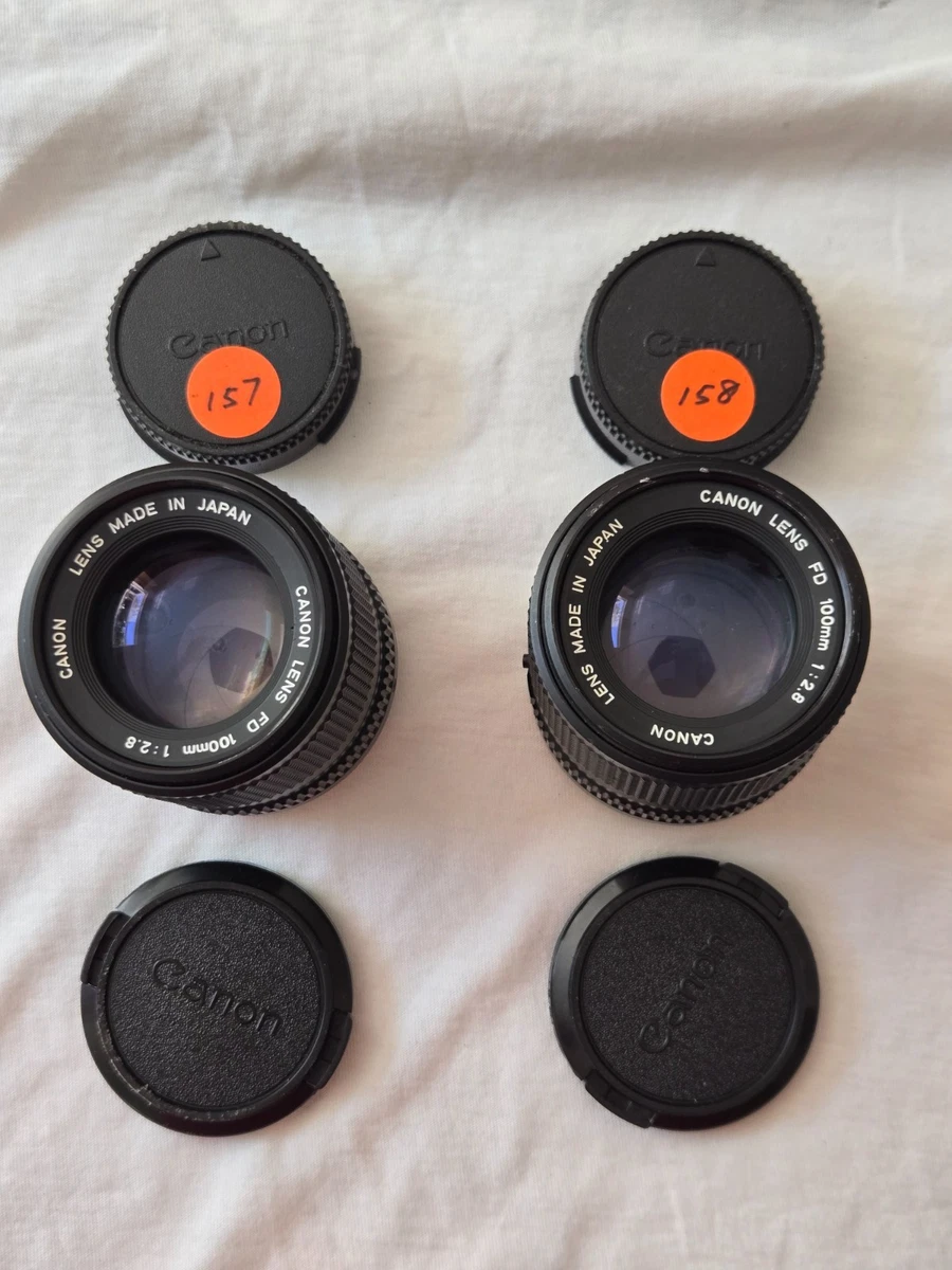 Canon FD f/2.8 Camera Lenses 100mm Focal for sale | eBay