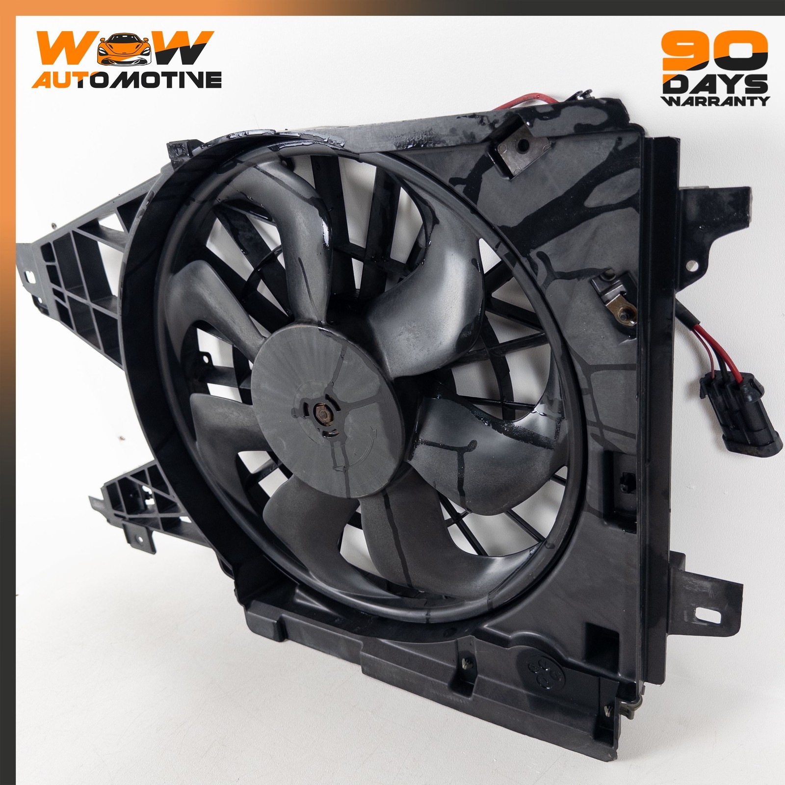05-13 CADILLAC XLR CORVETTE C6 ENGINE COOLING FAN ASSEMBLY SHROUD ASSEMBLY OEM
