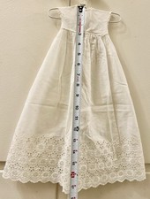 Antique 1800s Victorian Baby Dress Elaborate Lace Christening Baptism Gown