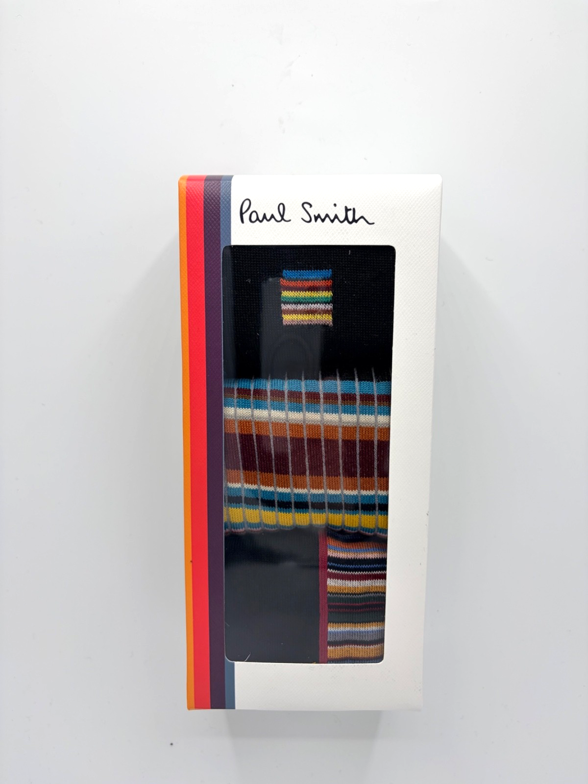 PAUL SMITH Signature Multi Stripe Mixed Socks 3 pairs in Box