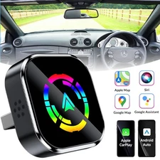 Wired To Wireless Carplay&Android Auto Smart Mini Adapter Box USB Voice Control