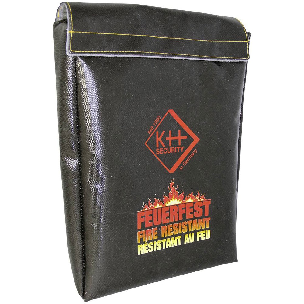 KH-security Deluxe Fireproof Briefcase 500°C Heat Resistance 4.9L Cap