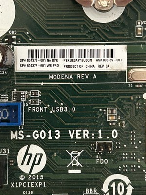 Intel i5-4570S + HP SFF Motherboard + 8GB DDR3 RAM Combo   Tested & Working Boot